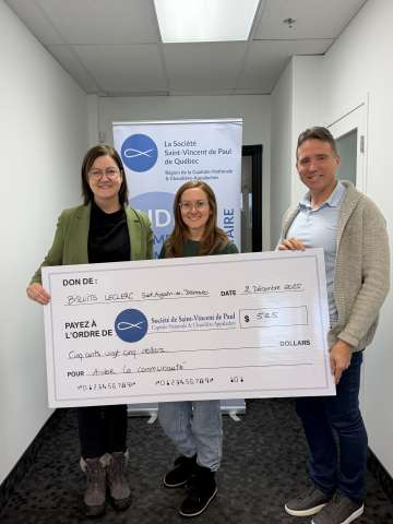 MERCI à Biscuits Leclerc pour ce beau geste de solidarité!